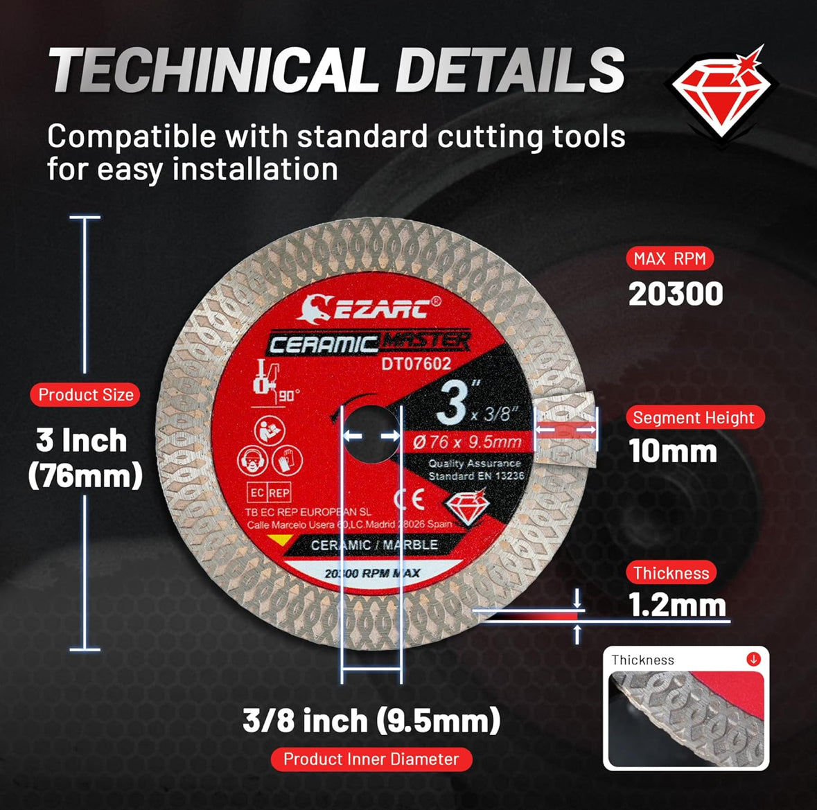 3” Diamond Blade