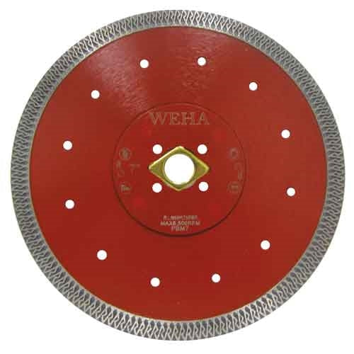 Weha Ceramica 7 Inch Mesh Diamond Blade for Ceramic Stone Cutting