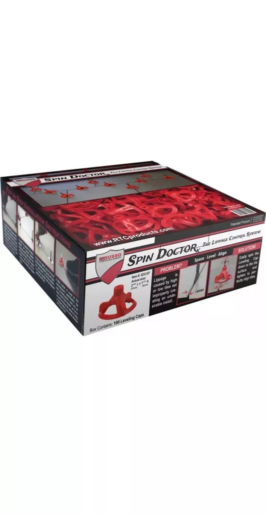 RTC Spin Doctor Tile Leveling System Spacer Posts 250pc - 1/32" Red