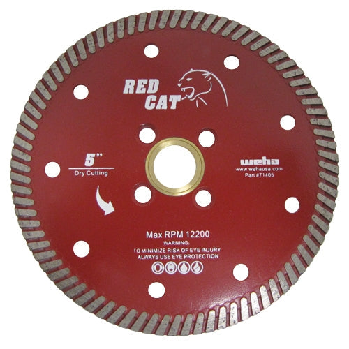 Red Cat Turbo Diamond Blade 5-7 Inch for Granite and Stone Cutting