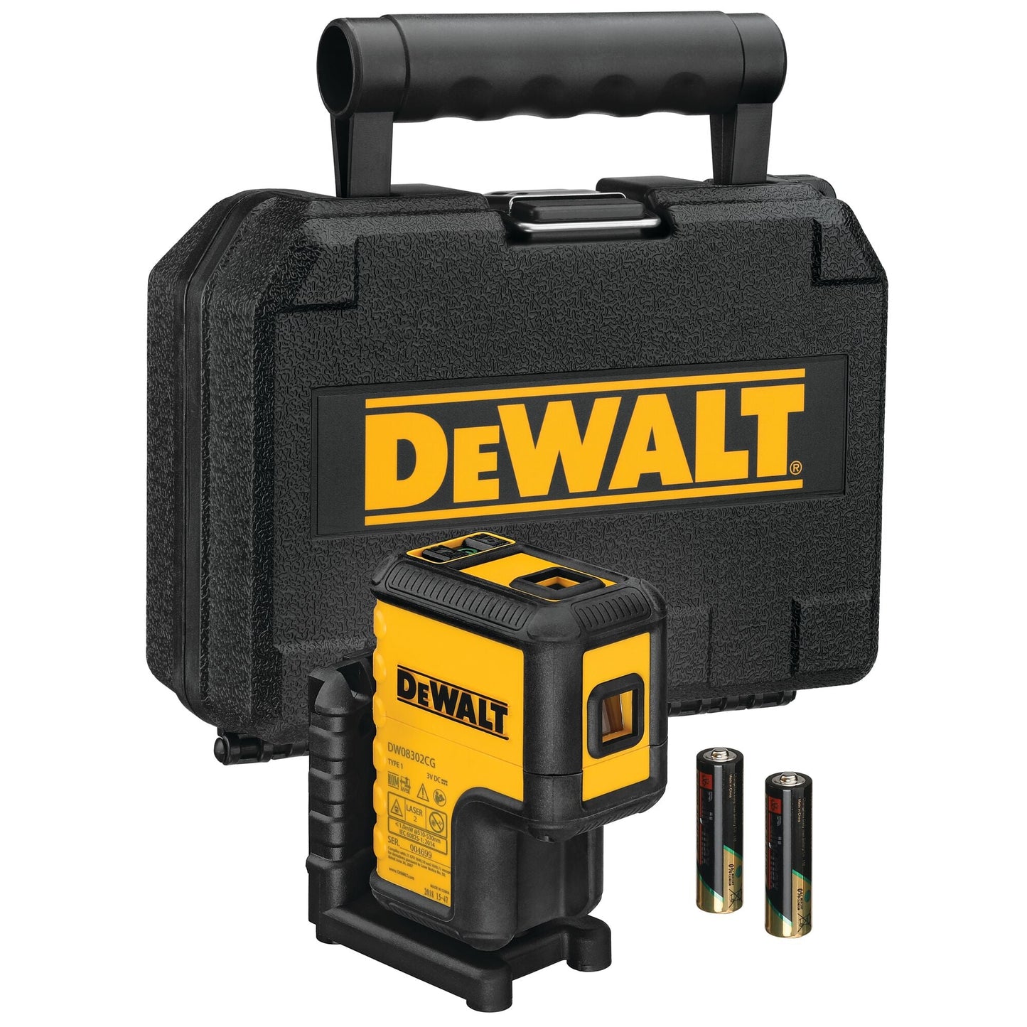 DeWalt DW08302 Red 3 Spot Laser Level Bare Tool